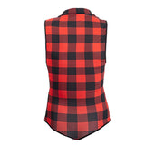 CandyMan Men's Underwear 99800 Lumberjack Bodysuit Color Red