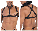 CandyMan Men's Underwear 99809 Mesh Harness Color Black