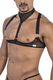 CandyMan Men's Underwear 99809 Mesh Harness Color Black