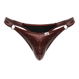CandyMan Men's Underwear 99819 Dom Thongs Color Gloss Wine