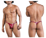 CandyMan Men's Underwear 99819 Dom Thongs Color Gloss Wine