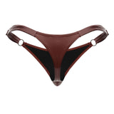 CandyMan Men's Underwear 99819 Dom Thongs Color Gloss Wine