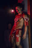CandyMan Men's Underwear 99819 Dom Thongs Color Gloss Wine