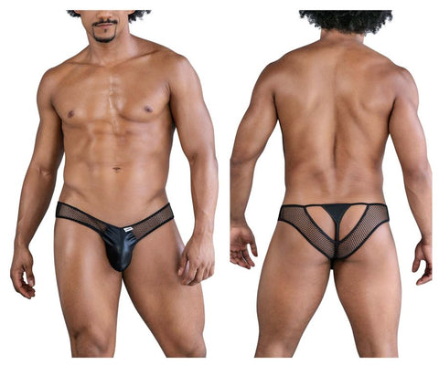 CandyMan 99826 Fishnet Thongs Color Black