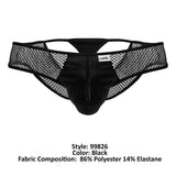 CandyMan 99826 Fishnet Thongs Color Black