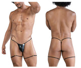CandyMan 99827 Chain-Garter Thongs Color Black