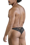 CandyMan Men's Underwear 99829 Lace Thongs Color Black