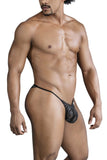 CandyMan Men's Underwear 99829 Lace Thongs Color Black
