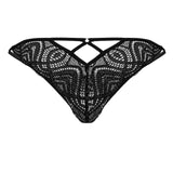 CandyMan Men's Underwear 99829 Lace Thongs Color Black