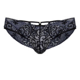 CandyMan 99830 Lace Briefs Color Black-Navy