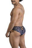 CandyMan 99830 Lace Briefs Color Black-Navy