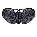 CandyMan 99830 Lace Briefs Color Black-Navy