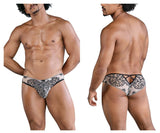 CandyMan 99830 Lace Briefs Color Nude-Black