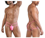 CandyMan Men's Underwear 99831 Cage Jockstrap Color Hot Pink