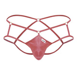 CandyMan Men's Underwear 99831 Cage Jockstrap Color Hot Pink