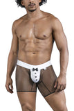 CandyMan Men's Underwear 99834 Tuxedo Trunks Color Black