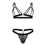 CandyMan 99838 Two Piece Outfit Color Black