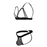 CandyMan 99838 Two Piece Outfit Color Black