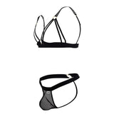 CandyMan 99838 Two Piece Outfit Color Black