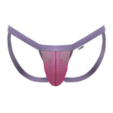 CandyMan Men's Underwear 99841 Mesh Thongs Color Hot Pink