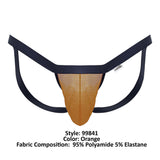 CandyMan 99841 Mesh Thongs Color Orange