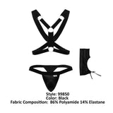 CandyMan 99850 Three Piece Outfit Color Black