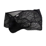 CandyMan Men's Underwear 99863 Lace Briefs Color Black