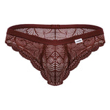 CandyMan 99968 Men's Underwear Lace Briefs color Wine