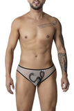CandyMan Men's Underwear 99871 Egyptian Briefs Color Nude-Black
