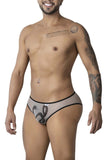 CandyMan Men's Underwear 99871 Egyptian Briefs Color Nude-Black