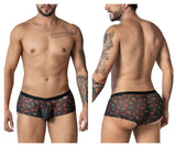 CandyMan Men's Underwear 99873 Chili pepper Trunks Color Black Print