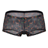 CandyMan Men's Underwear 99873 Chili pepper Trunks Color Black Print