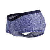 CandyMan Men's Underwear 99873 Water prints Trunks Color Blue-White