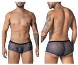 CandyMan Men's Underwear 99873 Egyptian Trunks Color Gray-Black