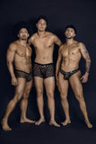 CandyMan Men's Underwear 99875 Chili pepper Thongs Color Black Print