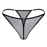 CandyMan Men's Underwear 99875 Chili pepper Thongs Color Black Print