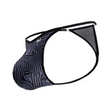 CandyMan Men's Underwear 99875 Egyptian Thongs Color Gray-Black