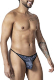 CandyMan Men's Underwear 99875 Egyptian Thongs Color Gray-Black