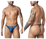 CandyMan Men's Underwear 99875 Seawater Thongs Color Multicolor Print