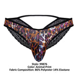 CandyMan Men's Underwear 99876 Leopard Briefs Color Animal Print