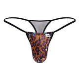 CandyMan Men's Underwear 99877 Leopard Thongs Color Animal Print