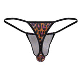 CandyMan Men's Underwear 99877 Leopard Thongs Color Animal Print