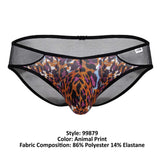 CandyMan Men's Underwear 99879 Leopard Briefs Color Animal Print
