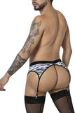CandyMan Men's Underwear 99881 Zebra Thongs Color Zebra Print