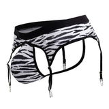 CandyMan Men's Underwear 99881 Zebra Thongs Color Zebra Print