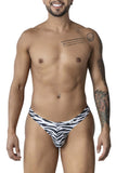 CandyMan Men's Underwear 99882 Zebra Thongs Color Zebra Print