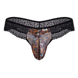 CandyMan Men's Underwear 99887 Leopard Thongs Color Animal Print