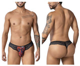 CandyMan Men's Underwear 99887 Leopard Thongs Color Animal Print