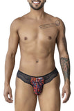 CandyMan Men's Underwear 99887 Leopard Thongs Color Animal Print