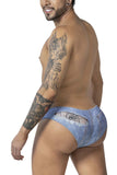 CandyMan Men's Underwear 99897 Cowboy Briefs Color Denim Blue